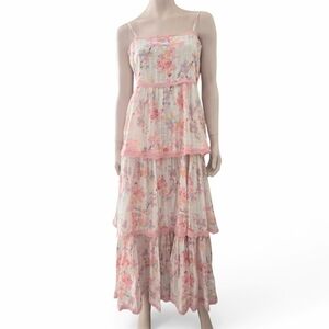 Caroline Constas | Tiered Ruffle Maxi Dress